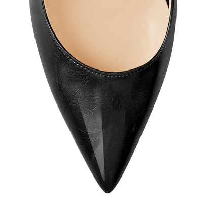 Pointed Toe Ankle Strap Stiletto Pumps - Onlymaker Latest