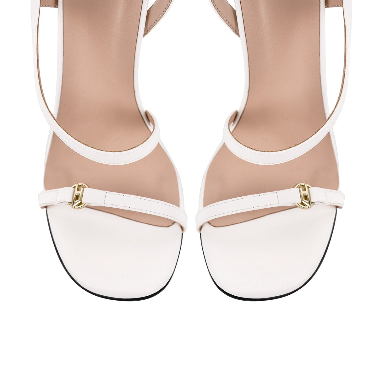 Square Toe Strap Slingback Stiletto Sandals - Onlymaker Quality