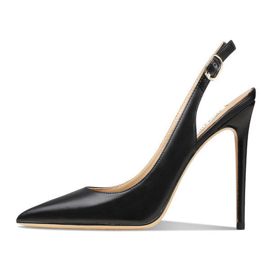 Pointed Toe Stiletto Slingback Pumps - Onlymaker Smart Buy