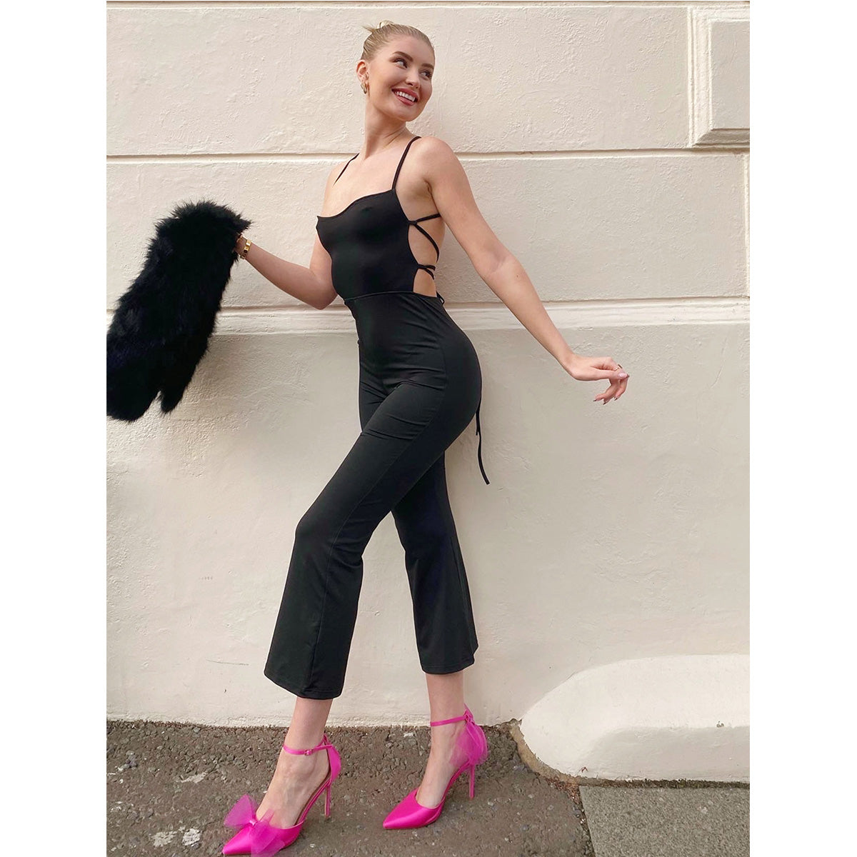 Pointed Toe High Heel Bow Stilettos - Onlymaker Quality