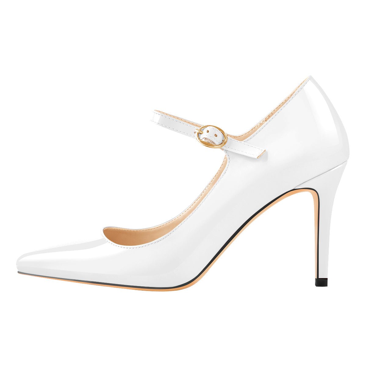 Mary Jane Patent Leather High Heel Pumps - Onlymaker Trusted