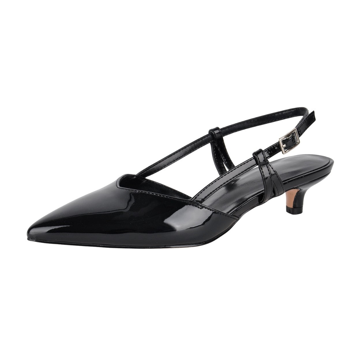 Pointed Toe Slingback Kitten Heel Pumps - Onlymaker Customer Favorite