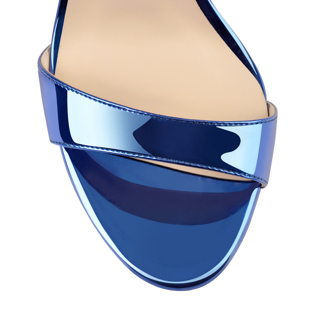 Ankle Double Buckle Strap Platform Stiletto High Heels Sandals - Onlymaker Top Pick