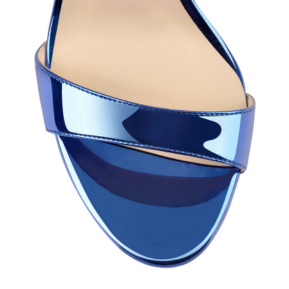 Ankle Double Buckle Strap Platform Stiletto High Heels Sandals - Onlymaker Top Pick