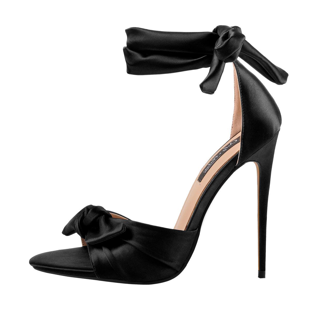 Bow Ankle Strap Stilettos Heel Sandals - Onlymaker Discount