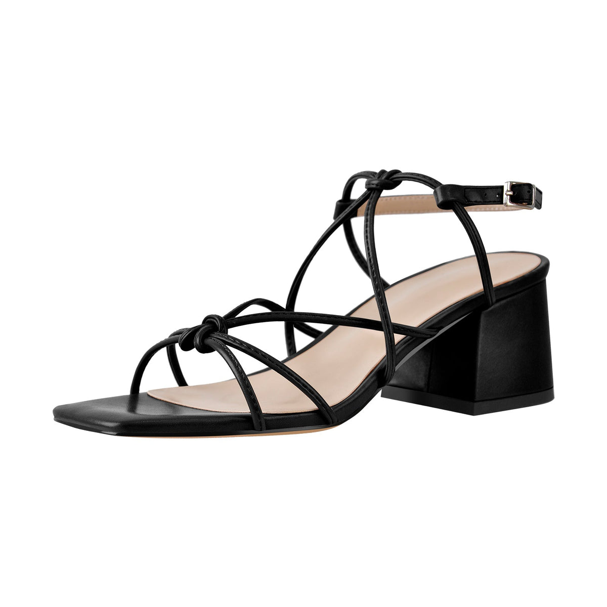 Criss Cross Gladiator Strappy Chunky Heel Sandals - Onlymaker Hot Sale