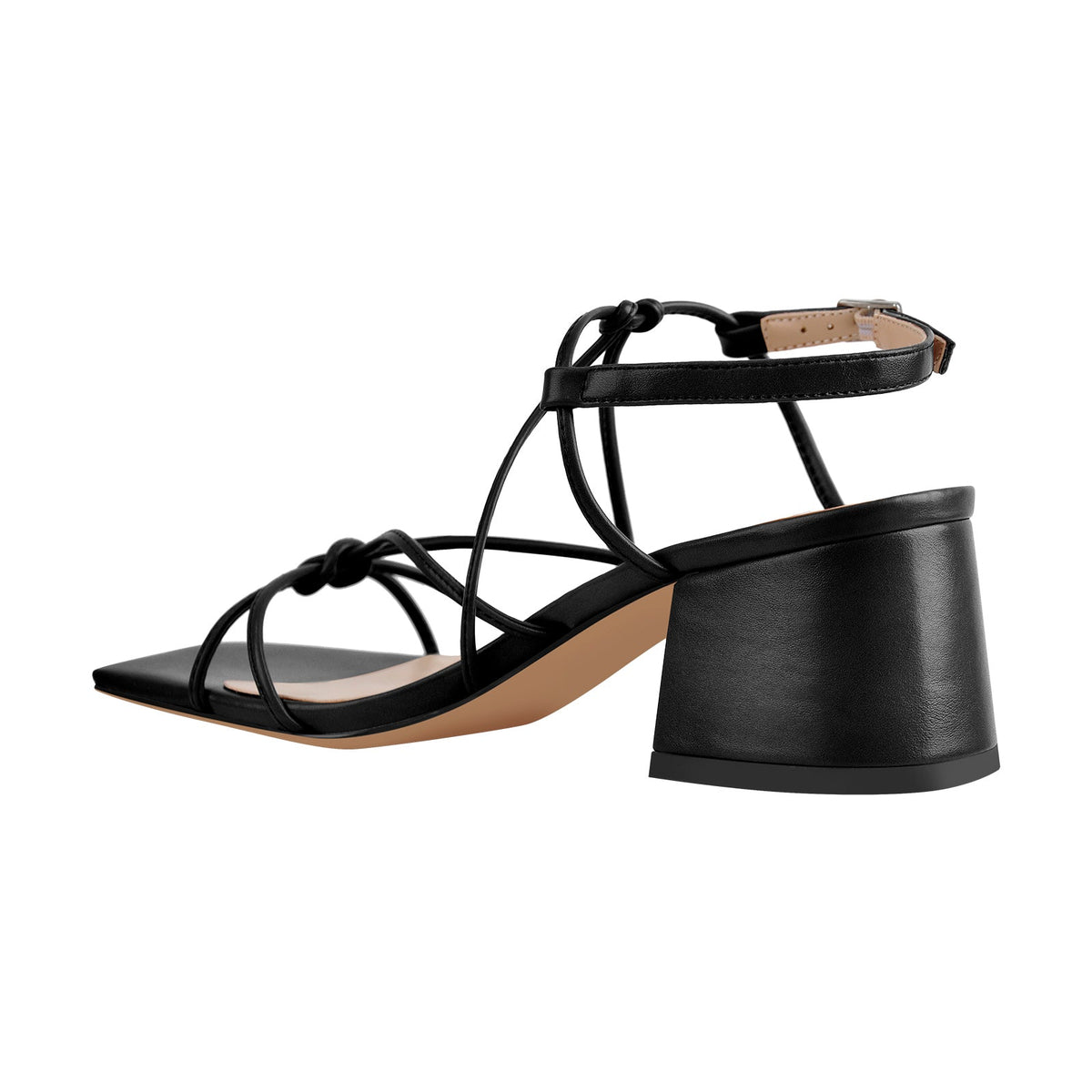Criss Cross Gladiator Strappy Chunky Heel Sandals - Onlymaker Hot Sale
