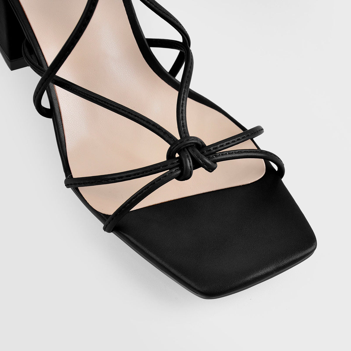 Criss Cross Gladiator Strappy Chunky Heel Sandals - Onlymaker Hot Sale