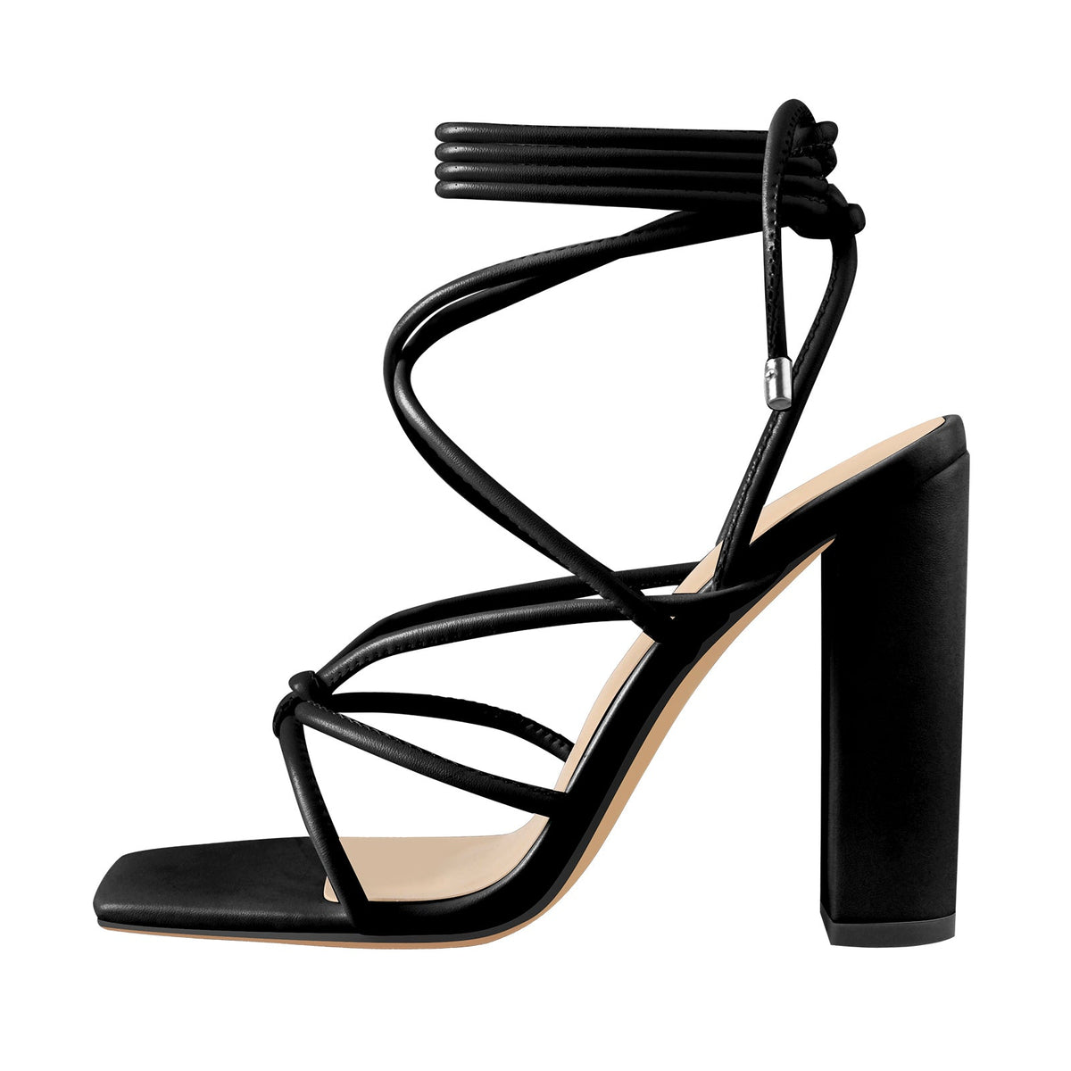 Onlymaker Sandals Lace-up Chunky High Heels - Onlymaker Smart Buy