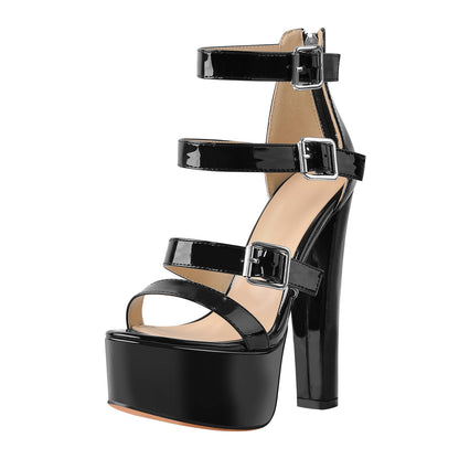 Onlymaker Sandals Platform Chunky High Heels - Onlymaker Customer Favorite