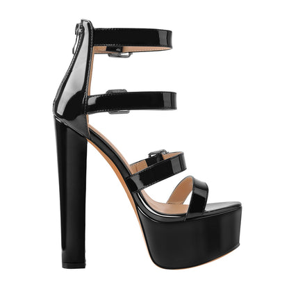 Onlymaker Sandals Platform Chunky High Heels - Onlymaker Customer Favorite