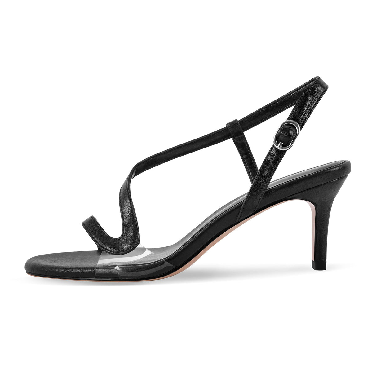Round Toe S Strap Slingback Sandals - Onlymaker Sale