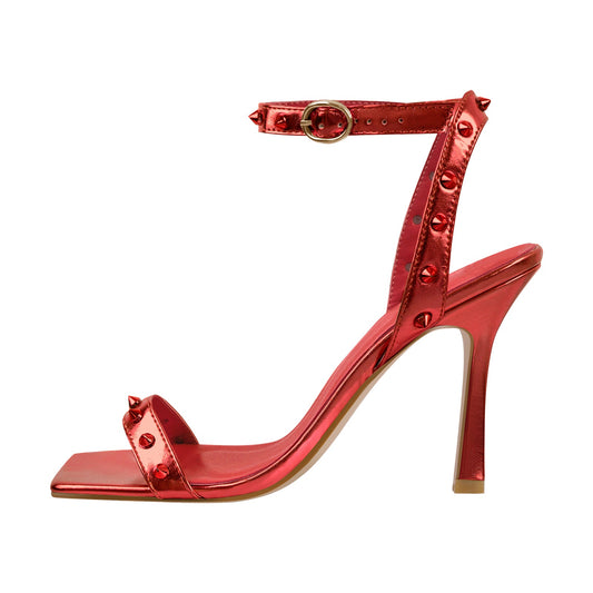 Onlymaker Sandals Rivet Ankle Strap Heels - Onlymaker Quality