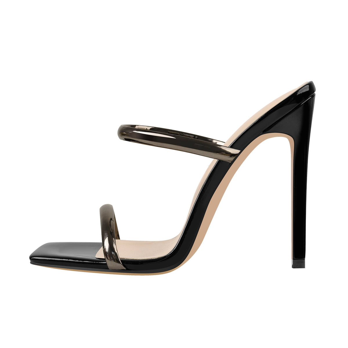 Square Toe High Heel Stiletto Sandals - Onlymaker Top Pick