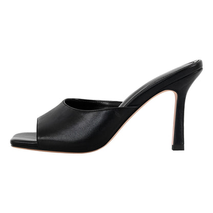 Square Toe Stiletto Sandals Mules - Onlymaker Premium