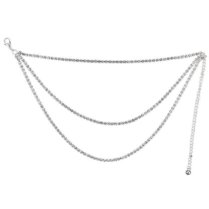 Rhinestone Multi-layered Anklet - Onlymaker Trusted