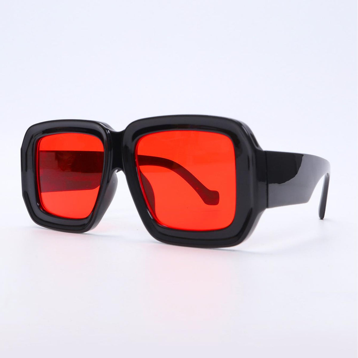 Square Shape Wide Rim Sunglasses - Onlymaker Classic