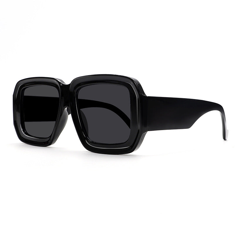 Square Shape Wide Rim Sunglasses - Onlymaker Classic