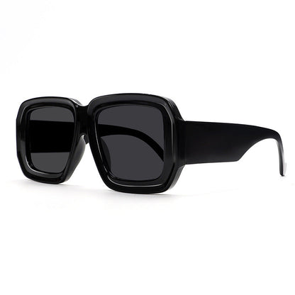 Square Shape Wide Rim Sunglasses - Onlymaker Classic