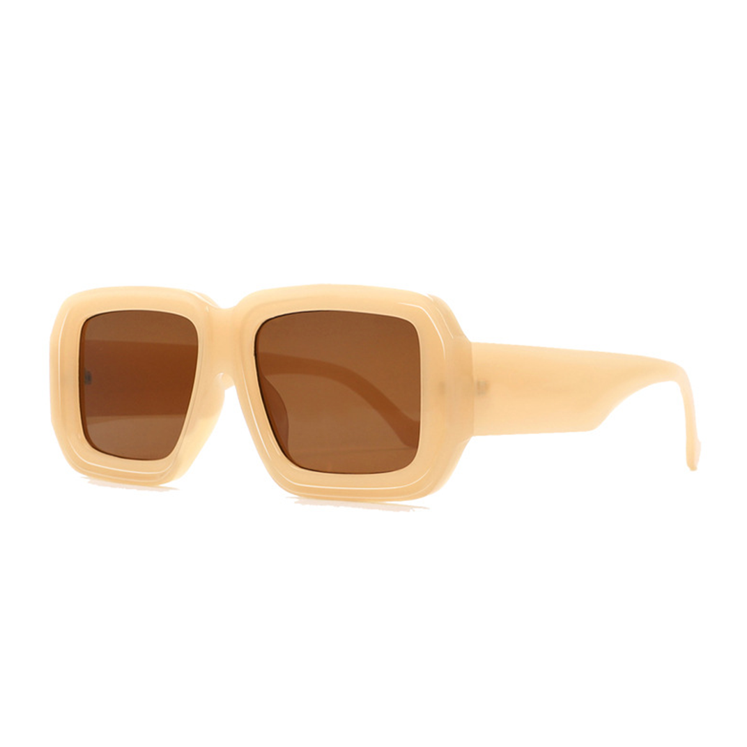 Square Shape Wide Rim Sunglasses - Onlymaker Classic