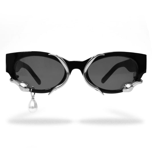 Pearl Pendant Cat Eye Sunglasses - Onlymaker Classic