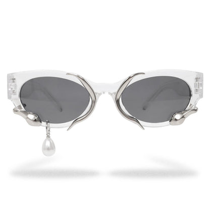 Pearl Pendant Cat Eye Sunglasses - Onlymaker Classic