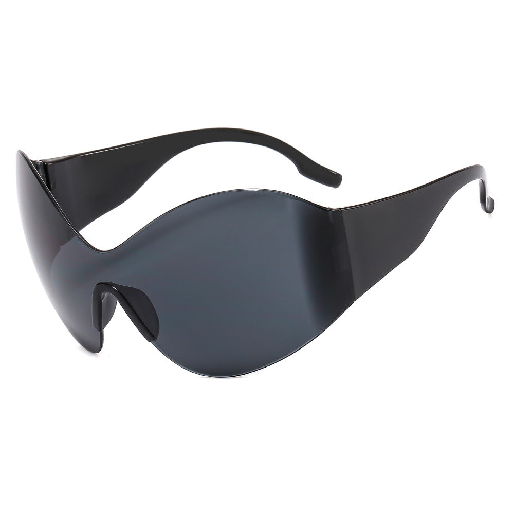Large Frame Cyberpunk Sunglasses - Onlymaker Everyday