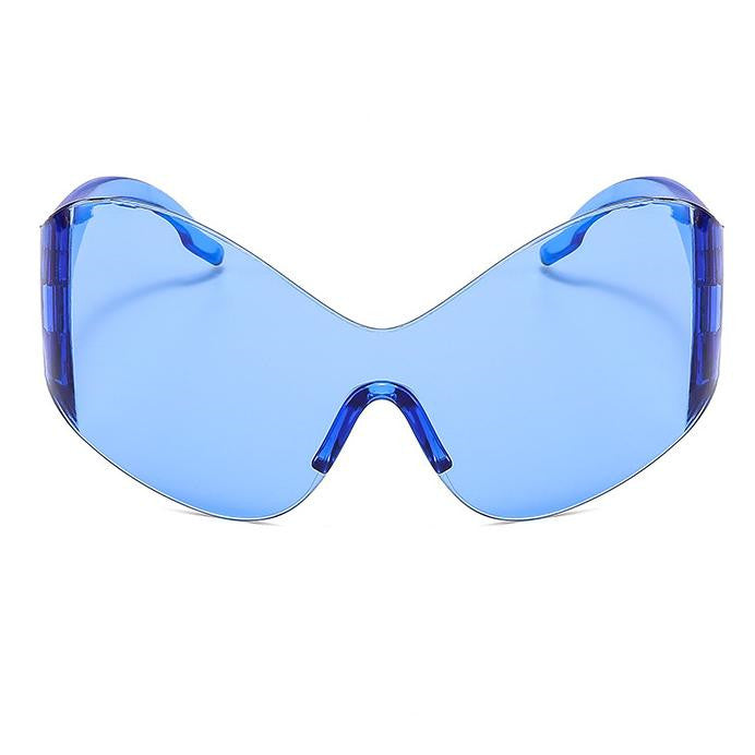 Large Frame Cyberpunk Sunglasses - Onlymaker Everyday