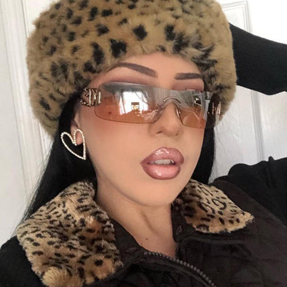 Rimless Cutout Sunglasses - Onlymaker Smart Buy