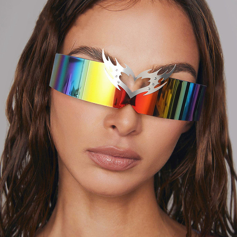 Rimless Colored Sunglasses - Onlymaker Latest