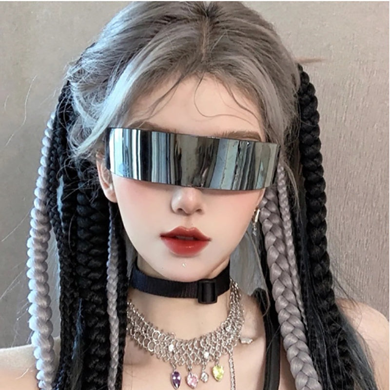 Future Sense Mirrored Sunglasses - Onlymaker Latest