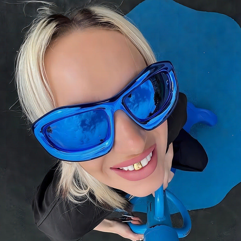 Thick Frame Punk Sunglasses - Onlymaker Premium