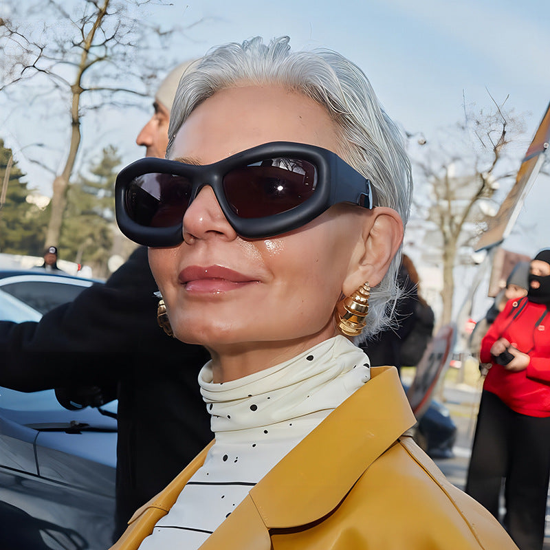 Thick Frame Punk Sunglasses - Onlymaker Premium