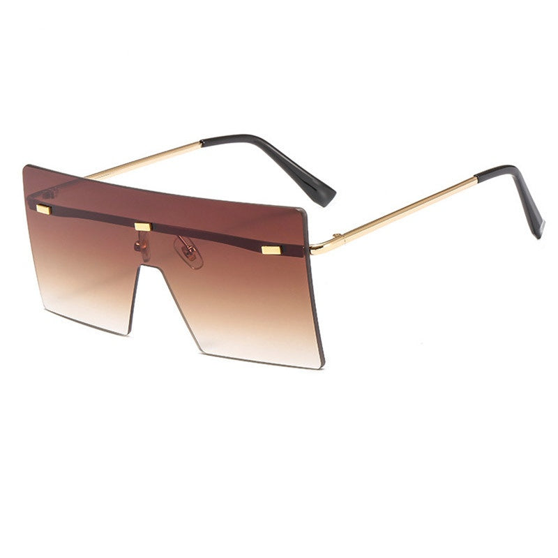 Square Shape Rimless Sunglasses - Onlymaker Featured