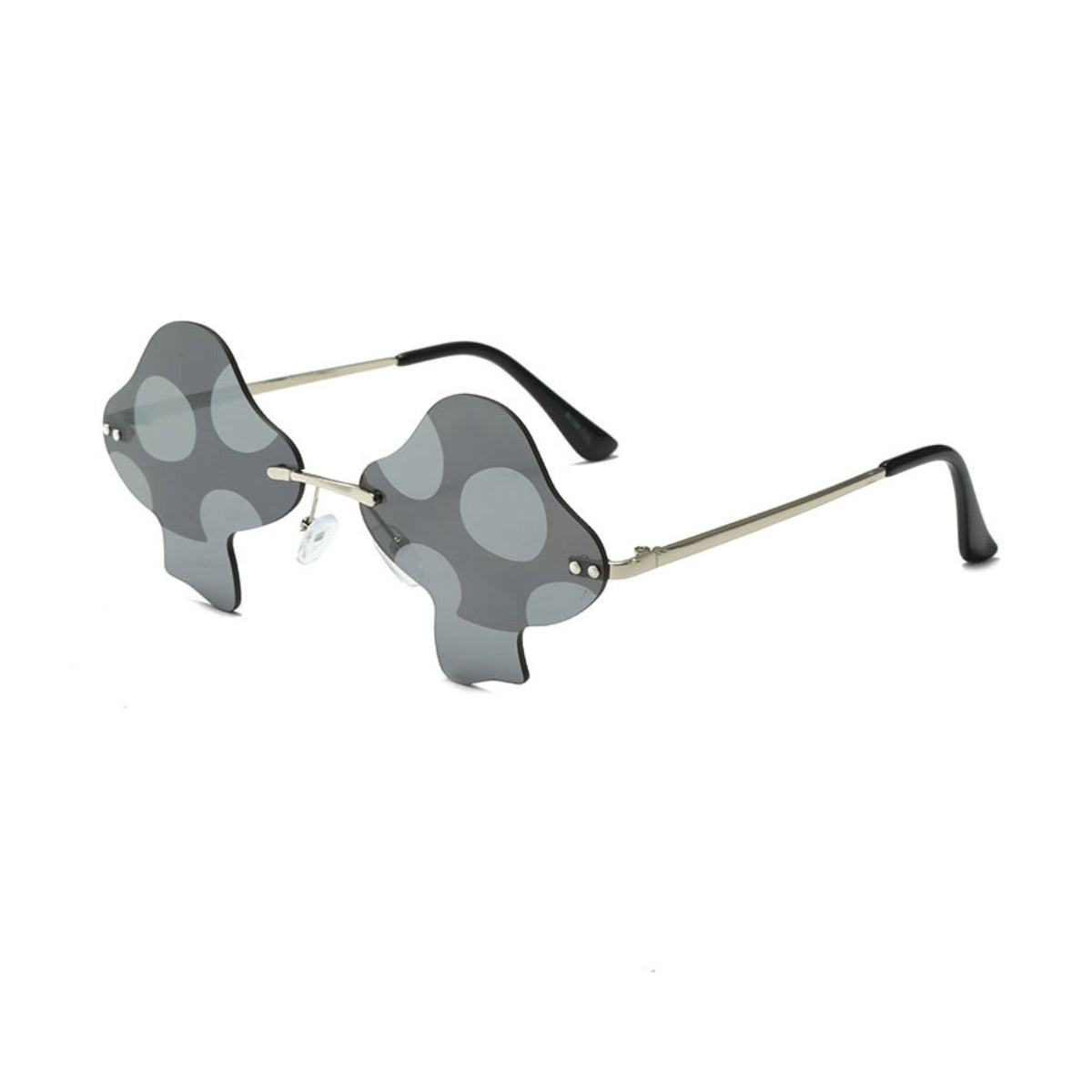 Multicolor Mushroom Shape Rimless Sunglasses - Onlymaker Best Price