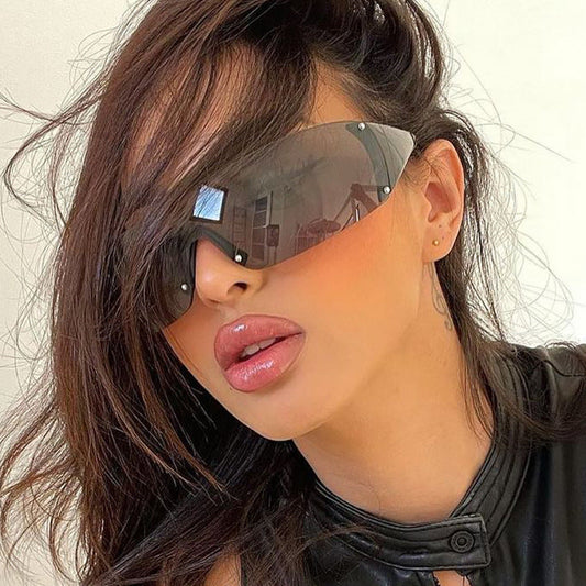One-piece Rimless Sunglasses - Onlymaker Top Pick