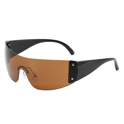 One-piece Rimless Sunglasses - Onlymaker Top Pick
