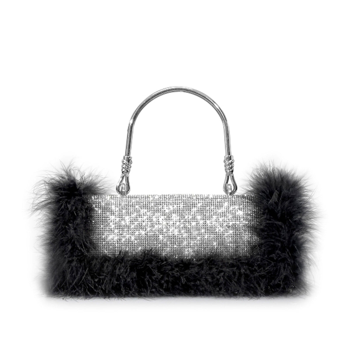 Rhinestone Feather Crossbody Handbags - Onlymaker Discount