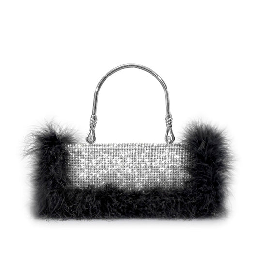 Rhinestone Feather Crossbody Handbags - Onlymaker Discount