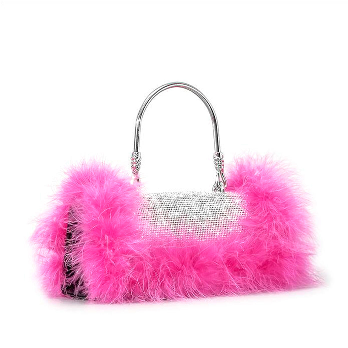 Rhinestone Feather Crossbody Handbags - Onlymaker Discount