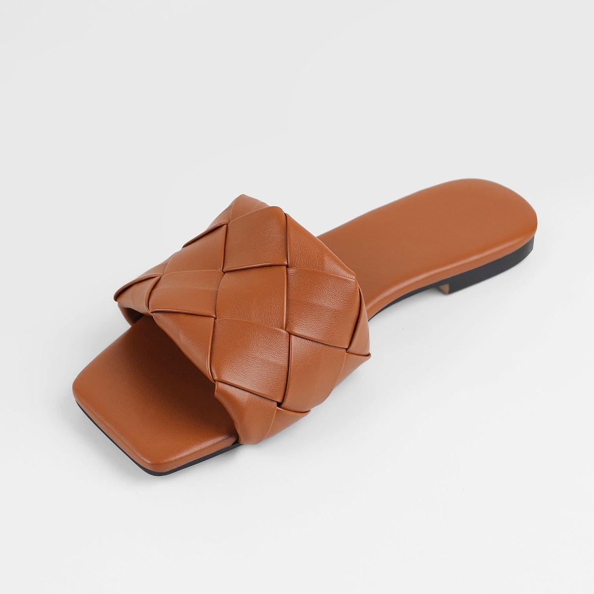 Open Toe Slip on Flat Slipper - Onlymaker Quality