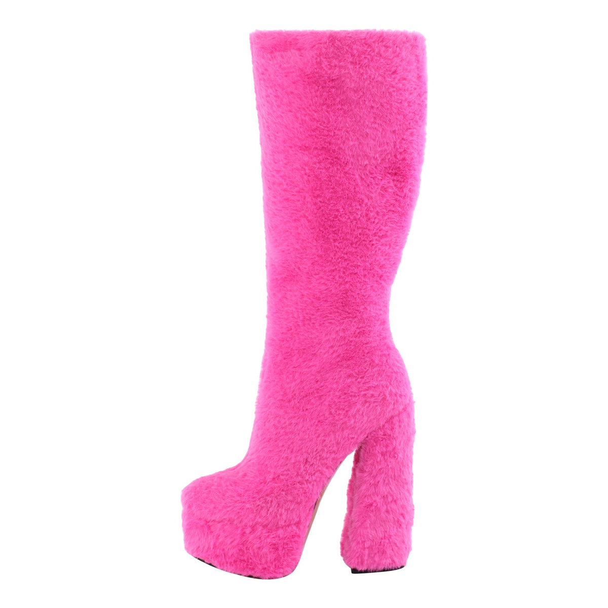 Fur Platform High Heels Boots - Onlymaker Exclusive