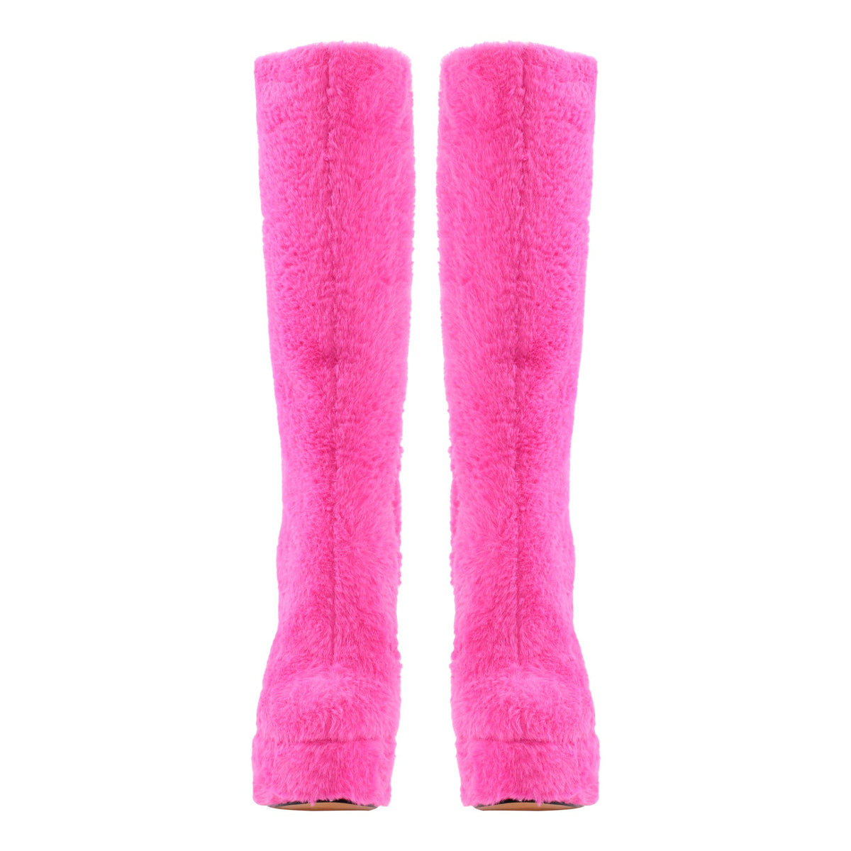Fur Platform High Heels Boots - Onlymaker Exclusive