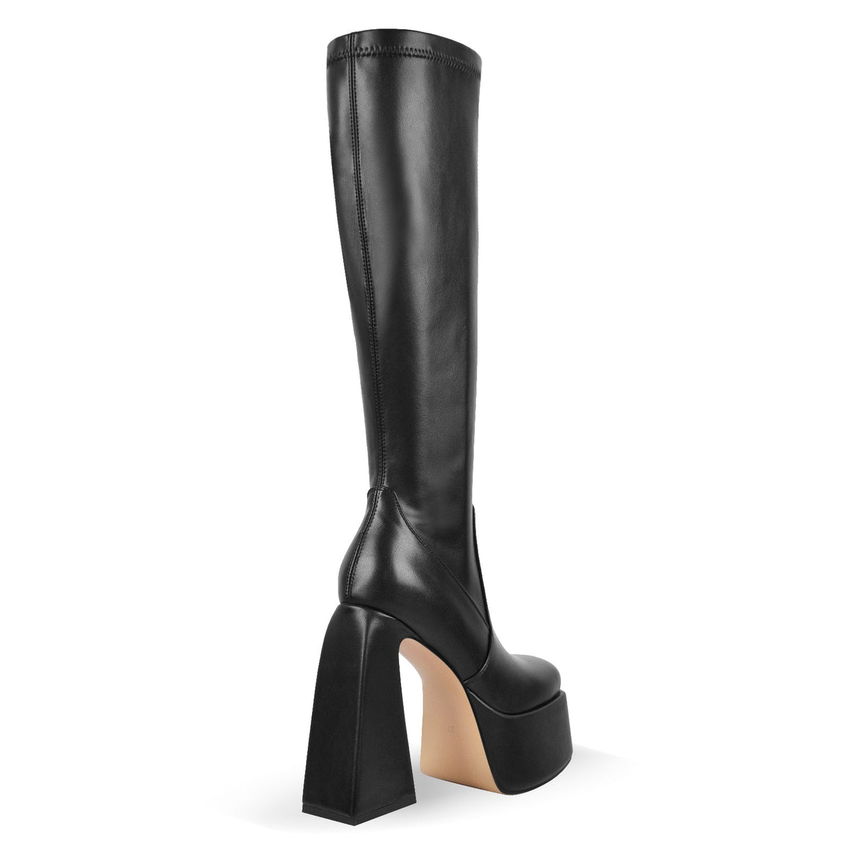 Platform Triangle Heel Thigh Knee High Boots - Onlymaker Classic