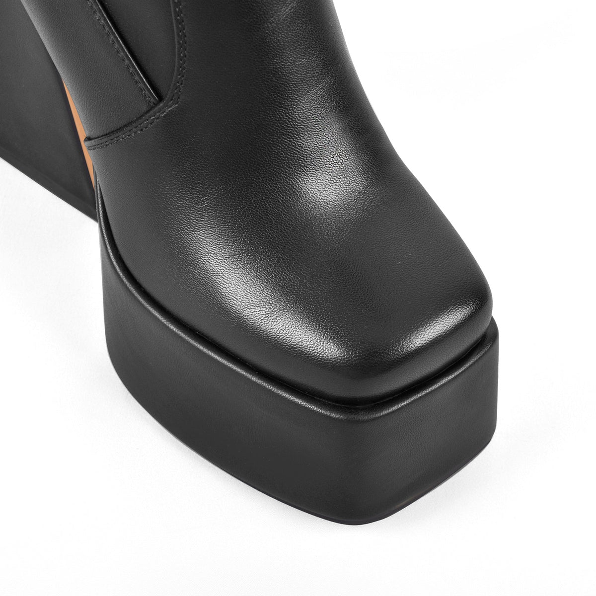Platform Triangle Heel Thigh Knee High Boots - Onlymaker Classic