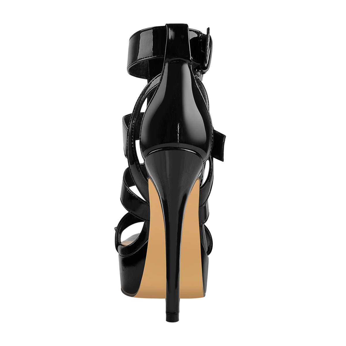 Pointed Toe Buckle Strap Stiletto Platform Sandals - Onlymaker Great Value