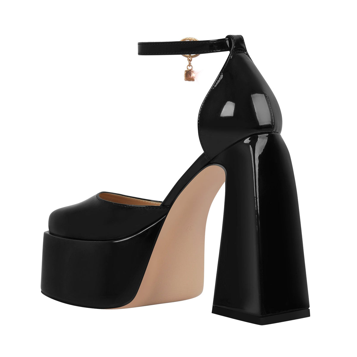 Ankle Strap Chunky Platform Mary Jane Pumps - Onlymaker Everyday