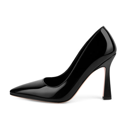 Pointed Toe Patent Leather High Heels - Onlymaker Special Offer
