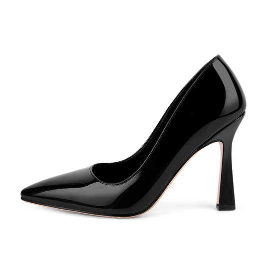 Pointed Toe Patent Leather High Heels - Onlymaker Special Offer