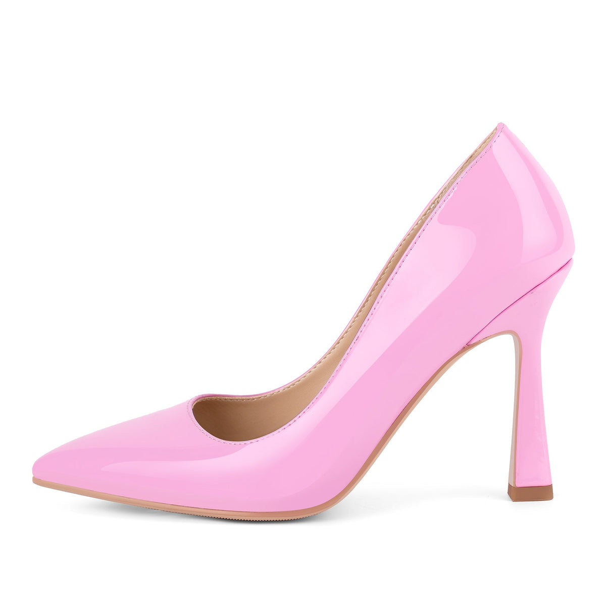 Pointed Toe Patent Leather High Heels - Onlymaker Special Offer